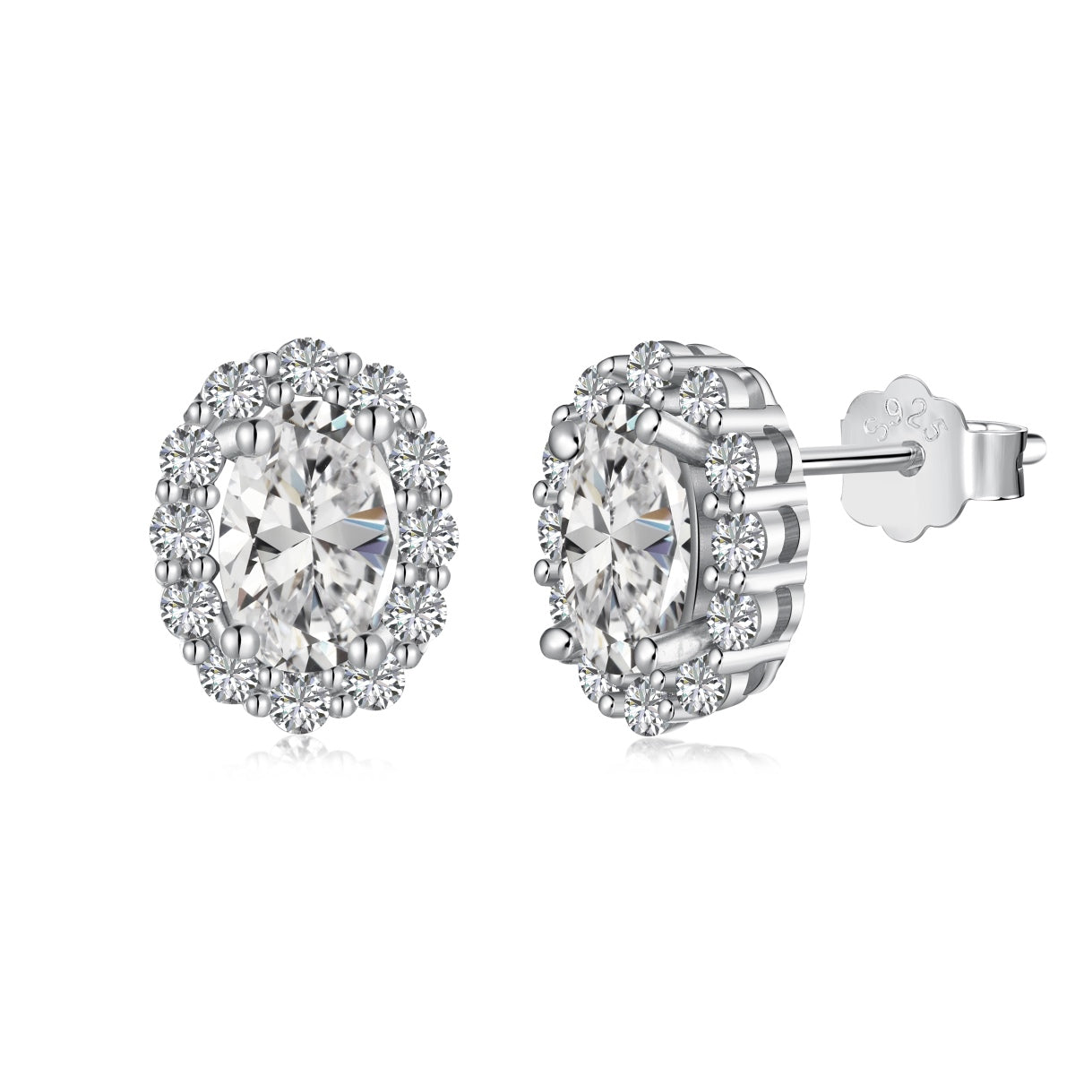[OAK JURI]Delicate Unique Oval Cut Daily Earrings