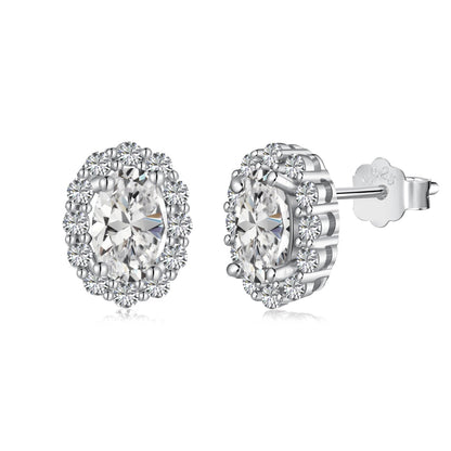 [OAK JURI]Delicate Unique Oval Cut Daily Earrings