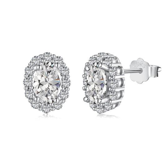 [OAK JURI]Delicate Unique Oval Cut Daily Earrings