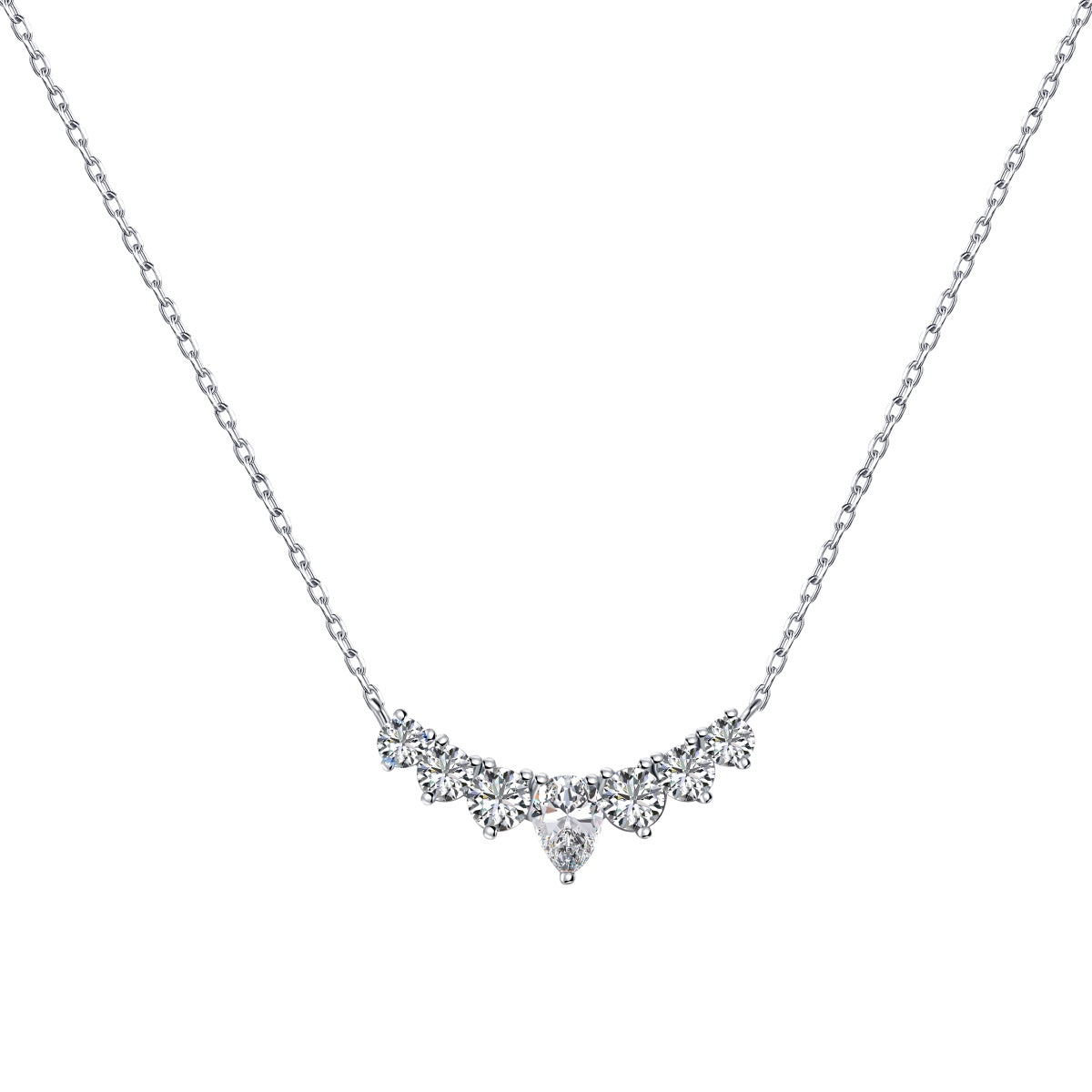 [OAK JURI]Dainty Colorful Heart Necklace