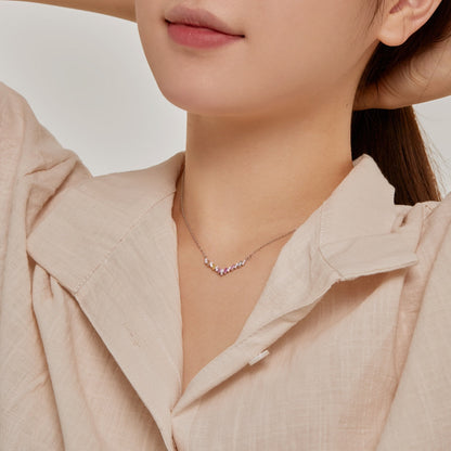 [OAK JURI]Dazzling Rainbow Necklace