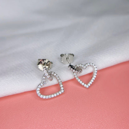 [OAK JURI]Dainty Heart Shape Earrings