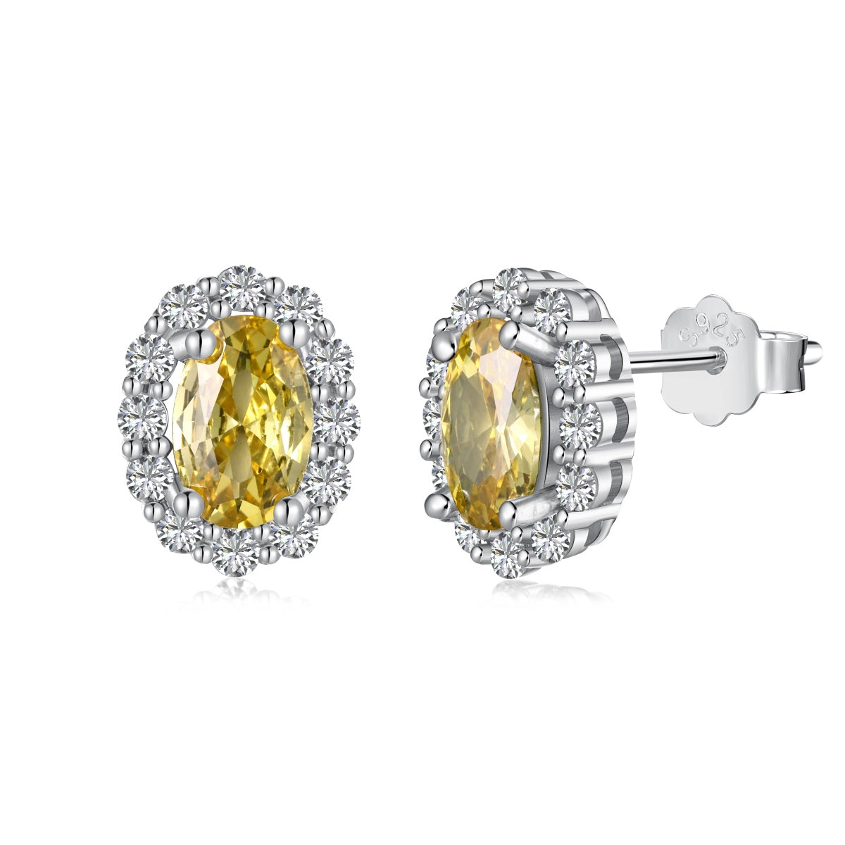 [OAK JURI]Delicate Unique Oval Cut Daily Earrings