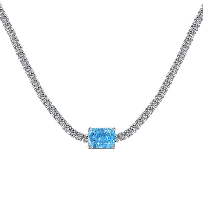 [OAK JURI]2.0 carat Ornate Emerald Cut Necklace