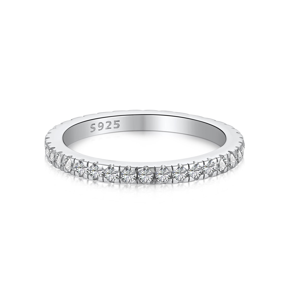 [OAK JURI]Delicate Sparkling Round Cut Daily Ring