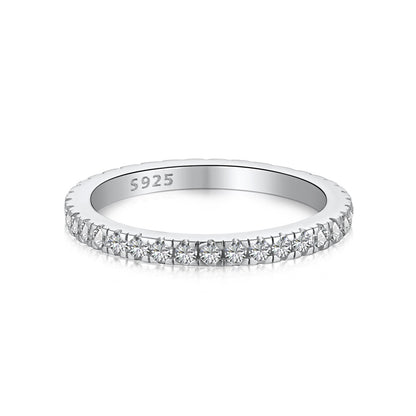[OAK JURI]Delicate Sparkling Round Cut Daily Ring