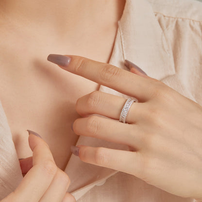 [OAK JURI]Delicate Colorful Round Cut Daily Ring