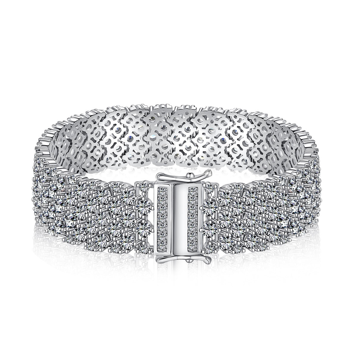 [OAK JURI]Ornate Elegant Round Cut Party Bracelet