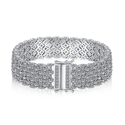 [OAK JURI]Ornate Elegant Round Cut Party Bracelet