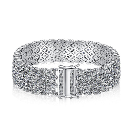 [OAK JURI]Ornate Elegant Round Cut Party Bracelet