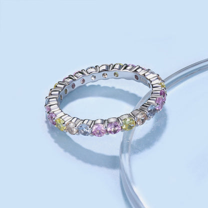 [OAK JURI]Dazzling Resplendent Round Cut Party Ring