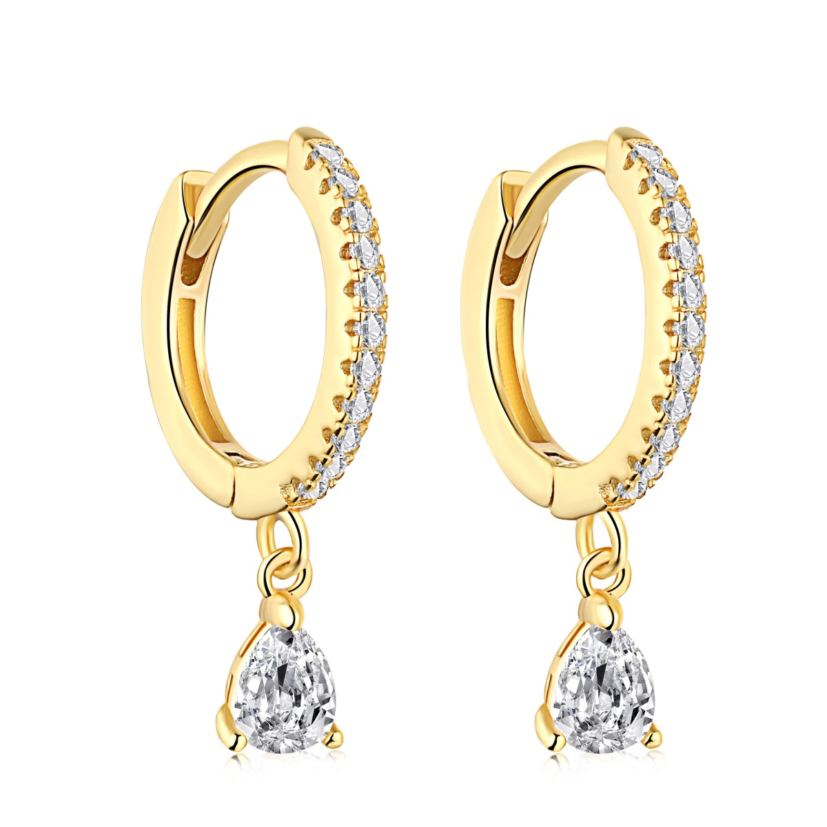[OAK JURI]Luxurious Geometric Drop Earrings