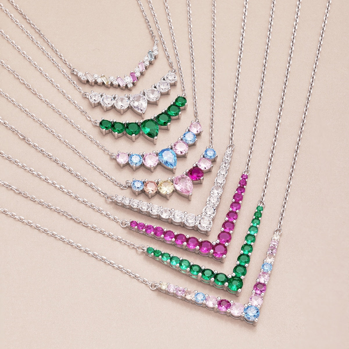 [OAK JURI]Ornate Round Cut Necklace
