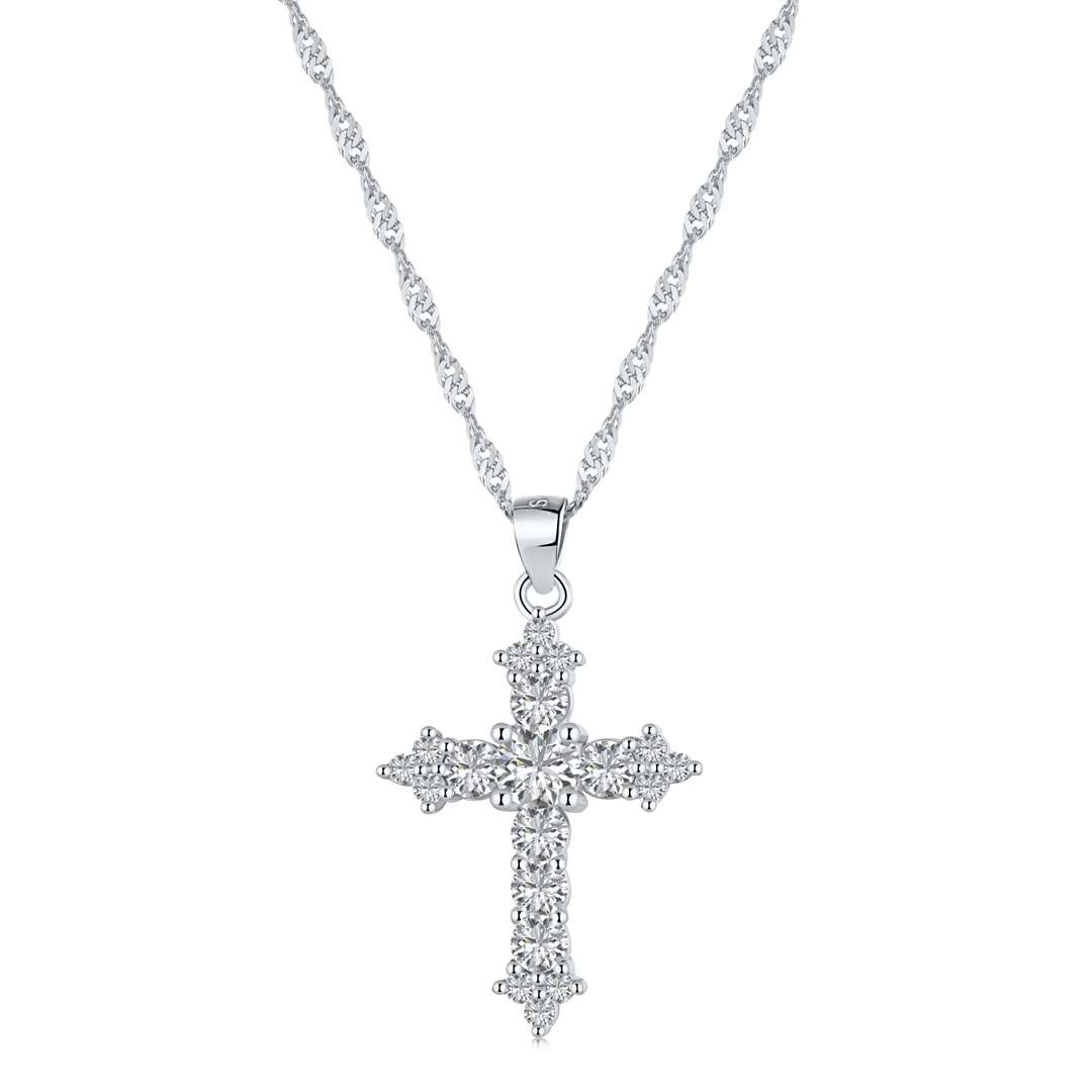[OAK JURI]Delicate Cross Shape Necklace