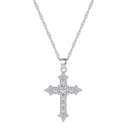 [OAK JURI]Delicate Cross Shape Necklace
