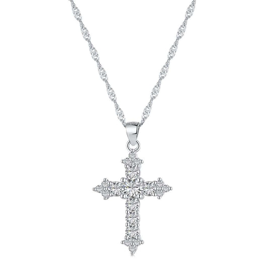 [OAK JURI]Delicate Cross Shape Necklace