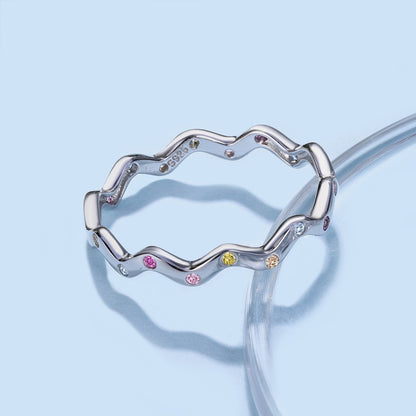 [OAK JURI]Ornate Vibrant Round Cut Daily Ring