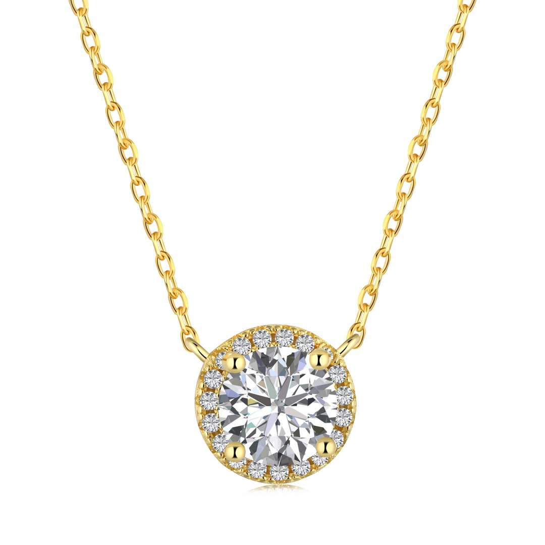 [OAK JURI]Luxurious Round Cut Necklace