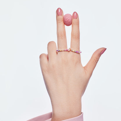 [OAK JURI]Exquisite Multicolored Emerald Cut Daily Ring