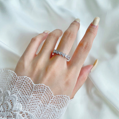 [OAK JURI]0.25 Carat Radiant Romance Heart Cut Lover Ring