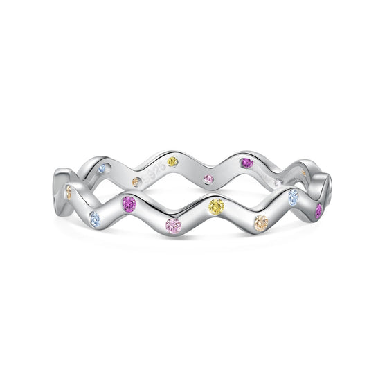[OAK JURI]Ornate Vibrant Round Cut Daily Ring