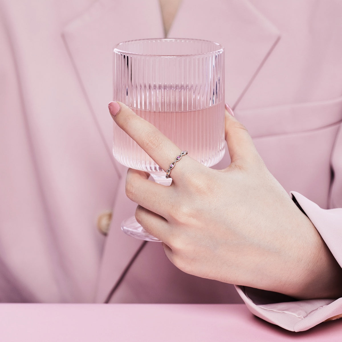[OAK JURI]Elegant Energetic Round Cut Daily Ring
