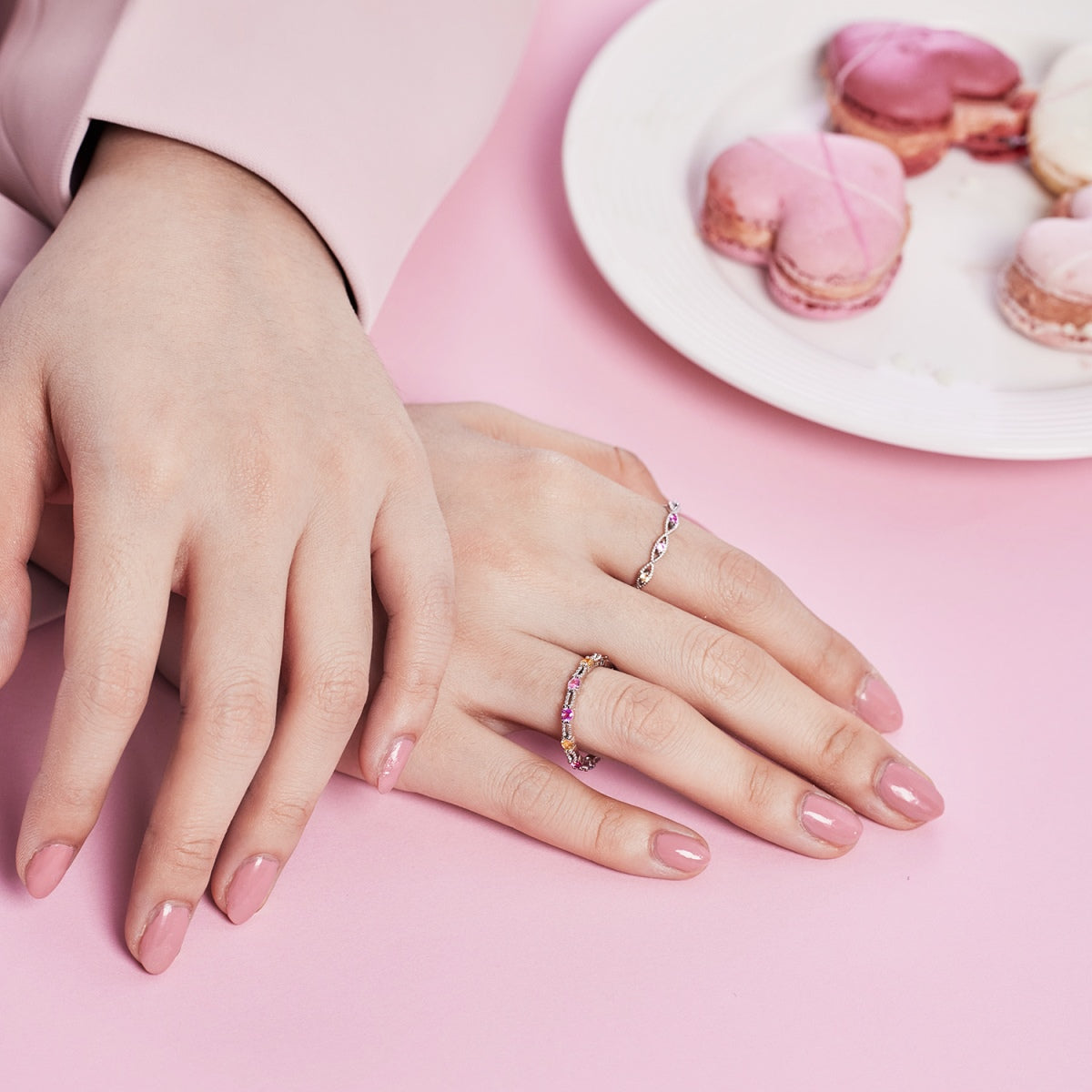 [OAK JURI]Elegant Energetic Round Cut Daily Ring