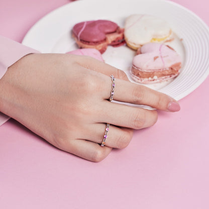 [OAK JURI]Elegant Energetic Round Cut Daily Ring