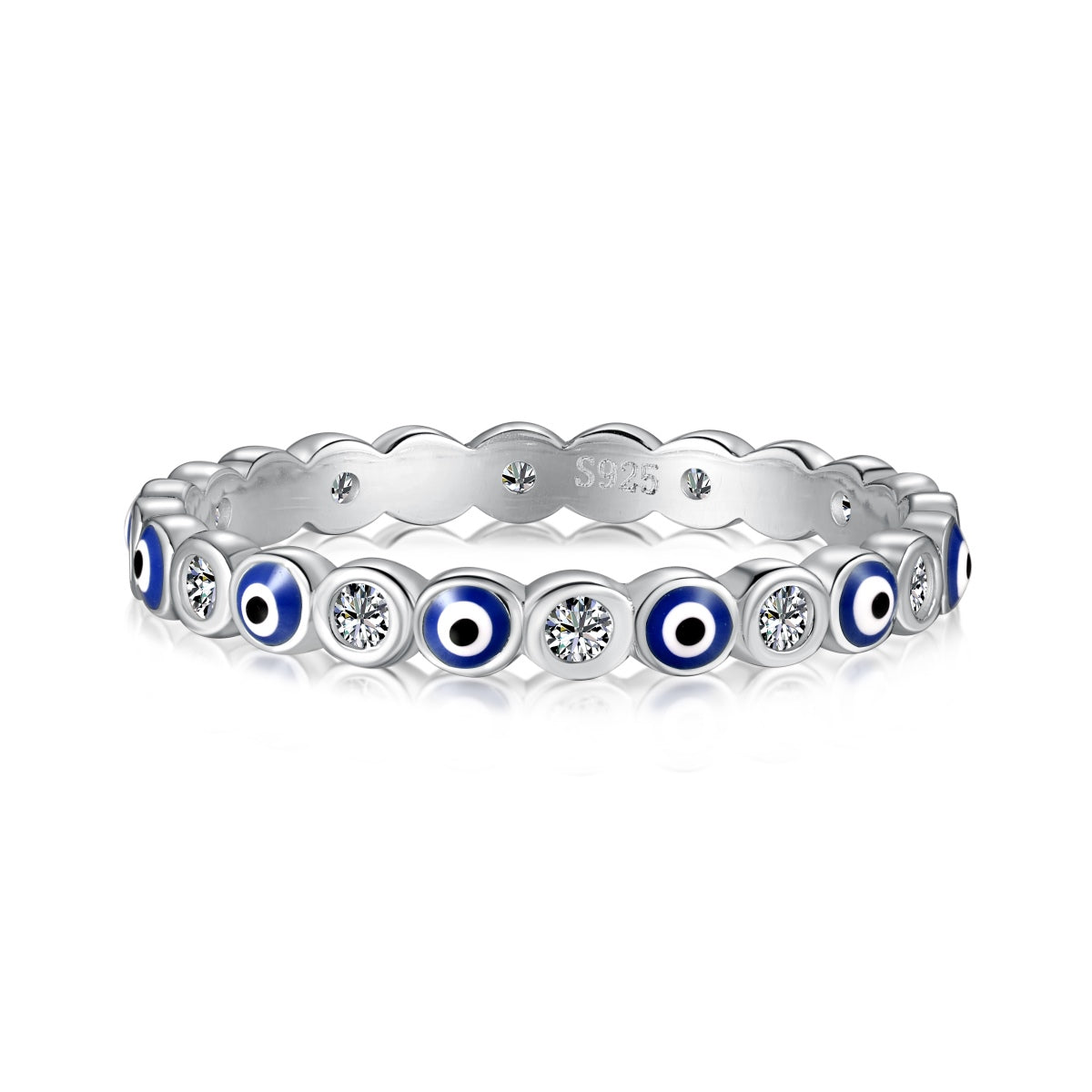 [OAK JURI]Sparkling Vibrant Round Shape Daily Ring