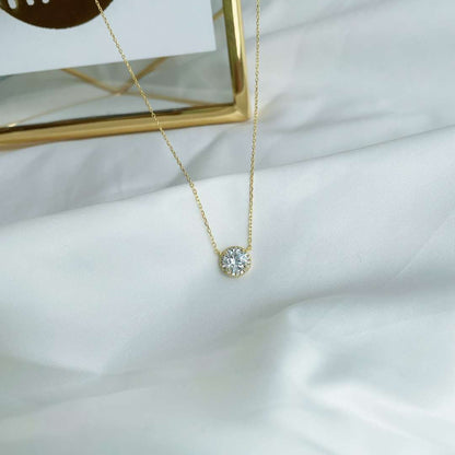 [OAK JURI]Luxurious Round Cut Necklace