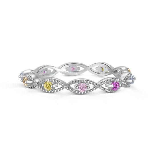 [OAK JURI]Elegant Energetic Round Cut Daily Ring