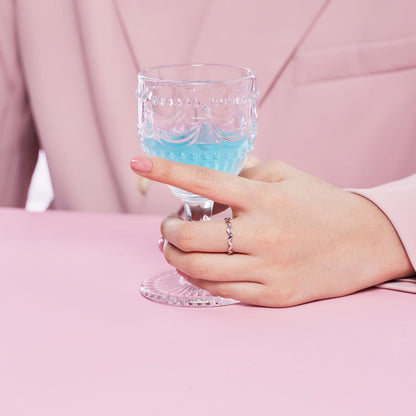 [OAK JURI]Ornate Vibrant Round Cut Daily Ring