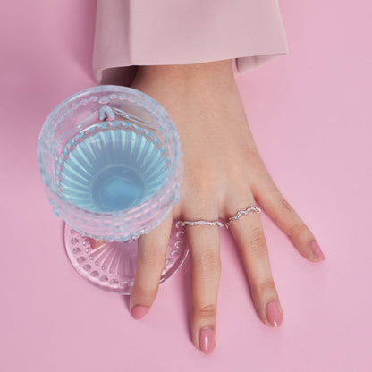 [OAK JURI]Ornate Vibrant Round Cut Daily Ring