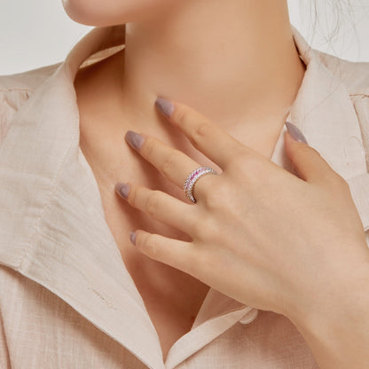 [OAK JURI]Ornate Colorful Radiant Cut Daily Ring