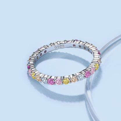 [OAK JURI]Elegant Vivid Round Cut Daily Ring