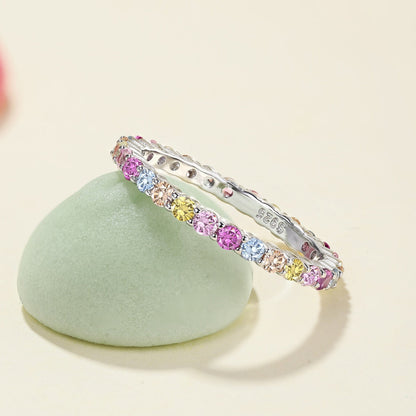 [OAK JURI]Elegant Vivid Round Cut Daily Ring
