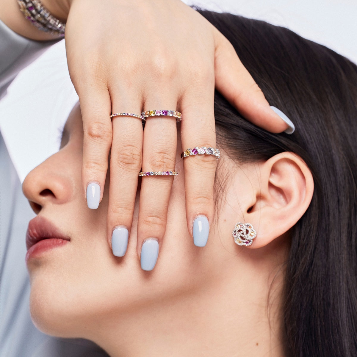 [OAK JURI]Dazzling Resplendent Round Cut Party Ring