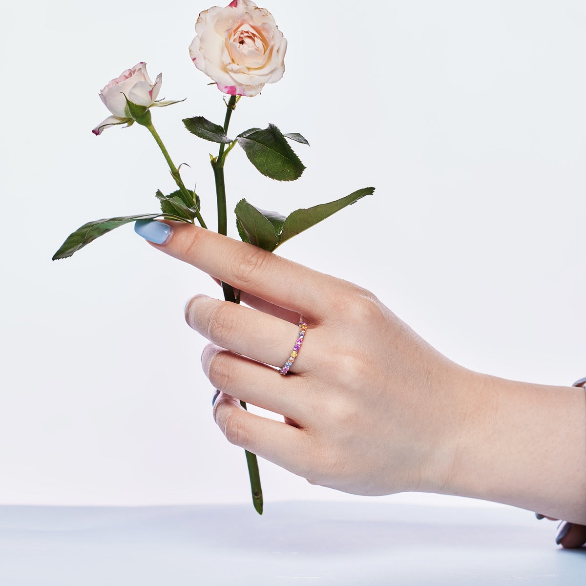 [OAK JURI]Dazzling Resplendent Round Cut Party Ring