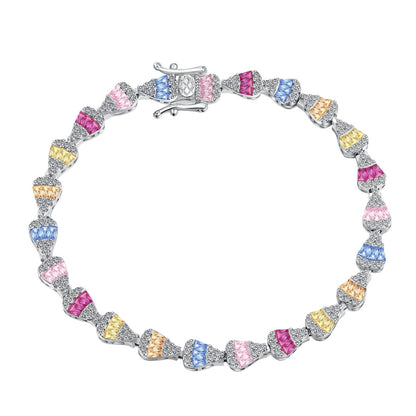 [OAK JURI]Radiant Water Drop Shape Daily Bracelet
