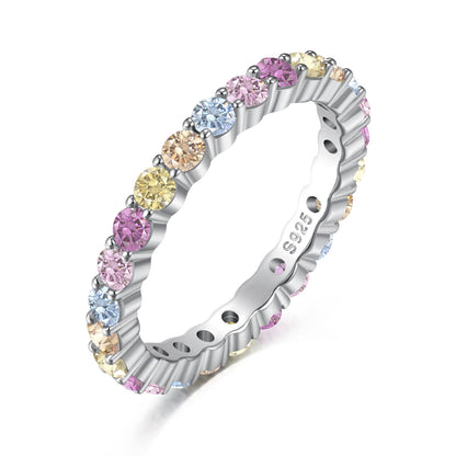 [OAK JURI]Elegant Vivid Round Cut Daily Ring