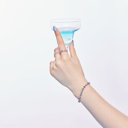 [OAK JURI]Radiant Water Drop Shape Daily Bracelet