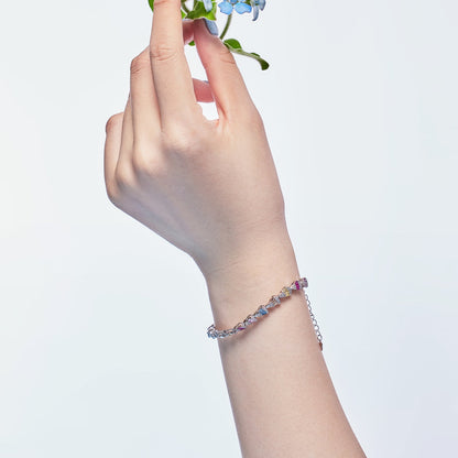 [OAK JURI]Radiant Water Drop Shape Daily Bracelet