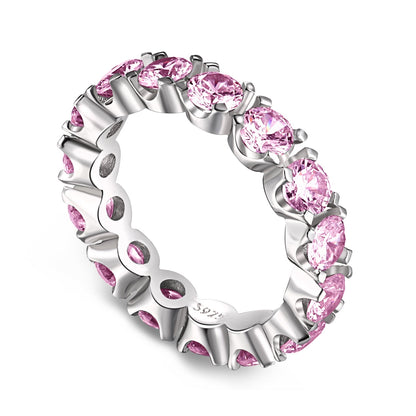 [OAK JURI]Eternity Round Cut Tennis Ring