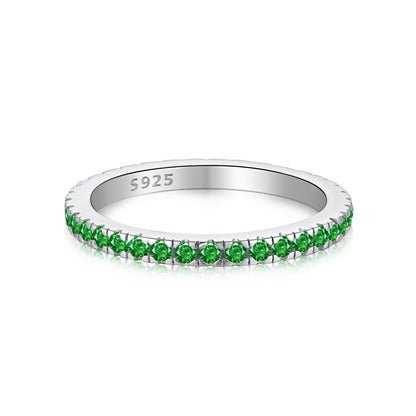 [OAK JURI]Delicate Sparkling Round Cut Daily Ring