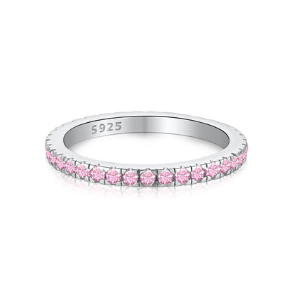 [OAK JURI]Delicate Sparkling Round Cut Daily Ring