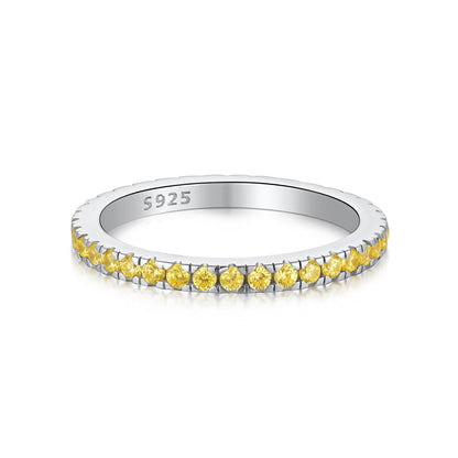 [OAK JURI]Delicate Sparkling Round Cut Daily Ring