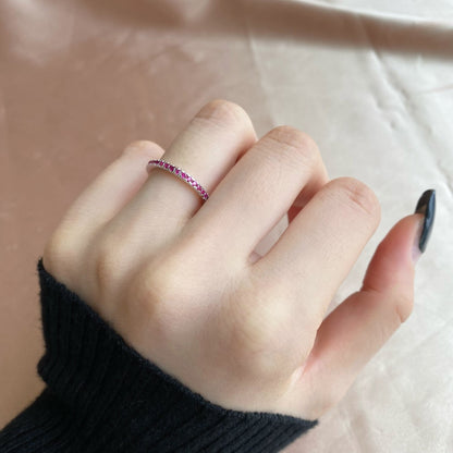 [OAK JURI]Delicate Sparkling Round Cut Daily Ring