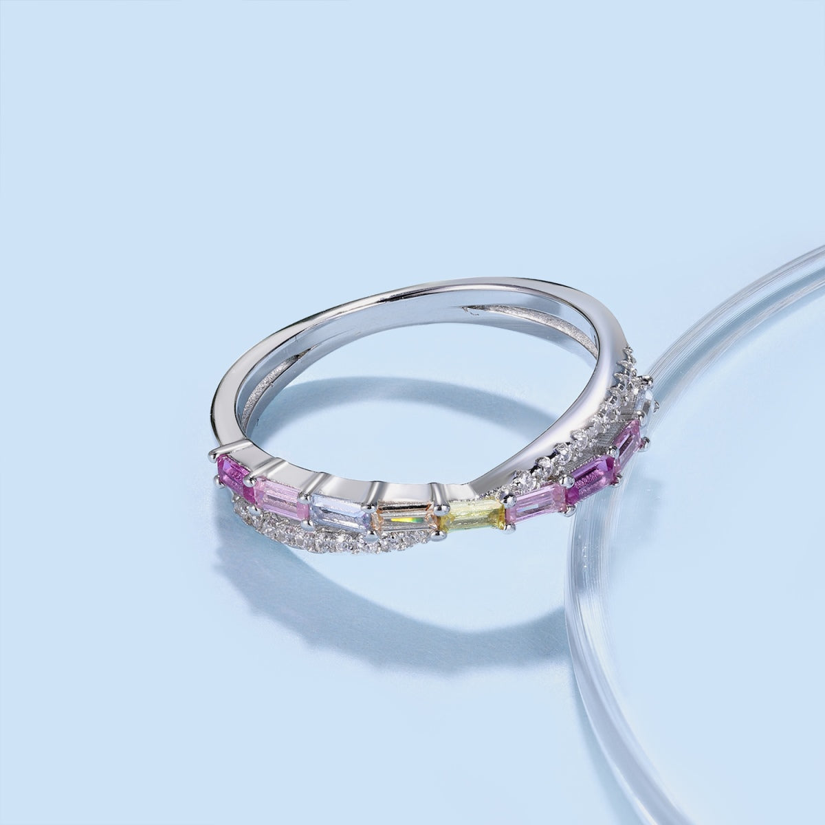 [OAK JURI]Energetic Elegant Radiant Cut Party Ring