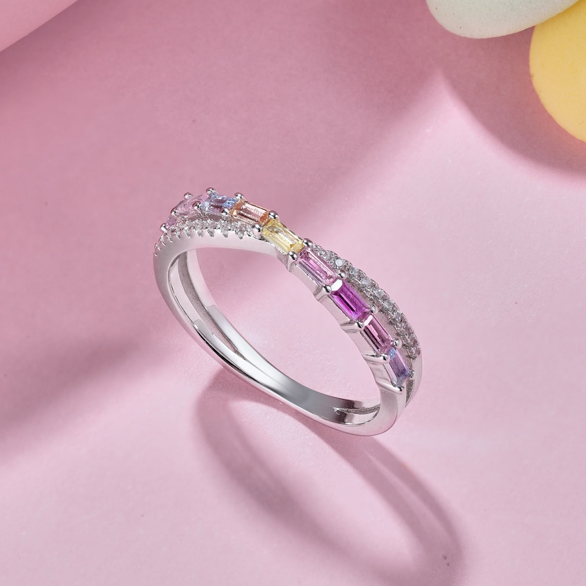 [OAK JURI]Energetic Elegant Radiant Cut Party Ring