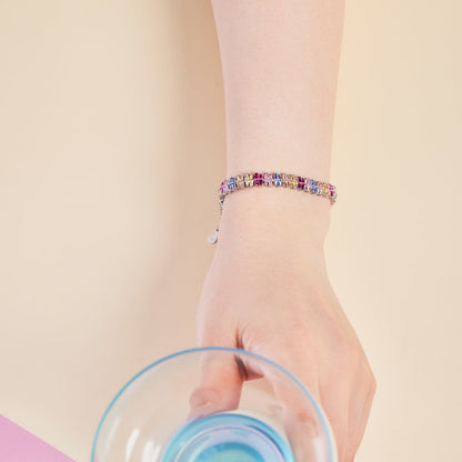 [OAK JURI]Sparkling Exquisite Multi Cut Party Bracelet